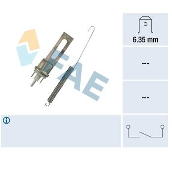 F24050 – Interruptor Luz de STOP y pedal embrague.,terminal faston  6,35mmm