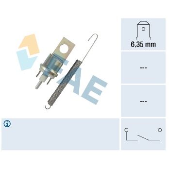 F24060 – Interruptor Luz de STOP y pedal embrague.,terminal faston  6,35mmm