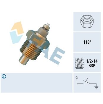 F35950 – Termocontacto Temperatura ,118º,rosca 1/x14 bsp