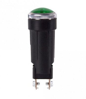 F98602 – Luz Control Verde. Cristal diam, 18mm, para lampara T10