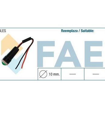 F98634 – Luz Control Verde. Cristal 10Mm Lamp Ba7S