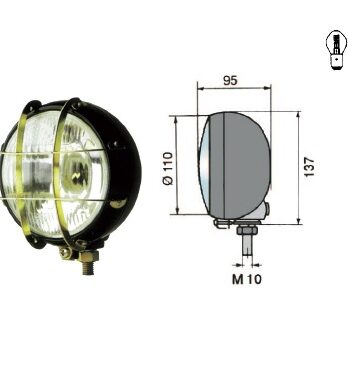 465.00 – Faro De Tractor C/Rejilla