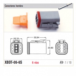 XBDT-06-6S – Kit Conector Estanco 6
