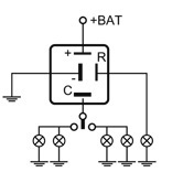 MFL7 – Intermitencia 24V. Con Detección Por Aumento Pulsac. C/Sop. Metal. Vertical.