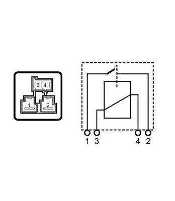 MHG19 – Relé De Precalentamiento 12V. C/Sop.Tipo f