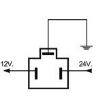 MPD1 – DC/DC Convertidor 24 a 12v,Protegido Contra Cortocircuitos Y Cambios De Polaridad 3A Max.