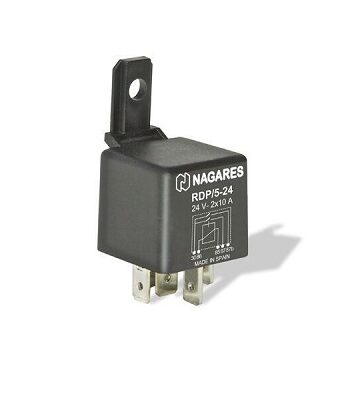 MR11 – Relé Polivalente Interruptor Doble Contacto 2X10A. 24V