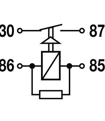 MR112 – Relé Bomba De Combustible 12V