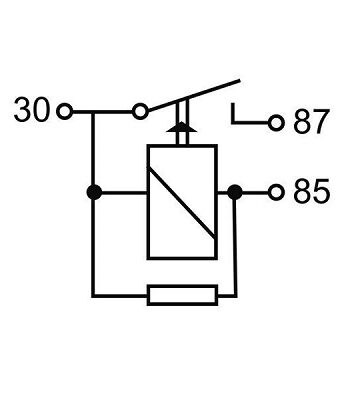 MR118 – Relé Bomba De Combustible 12V