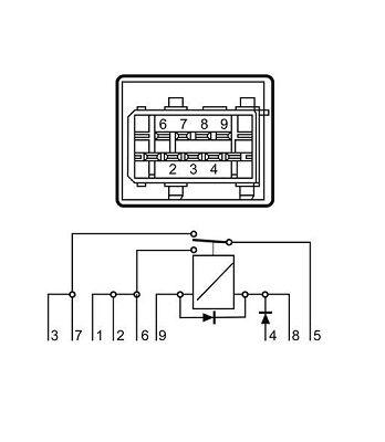 MR123 – Relé Estanco 30/15A. 12V. 12V