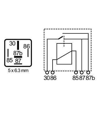 MR14 – Relé Polivalente Interruptor Doble Contacto 2X20A. 12V