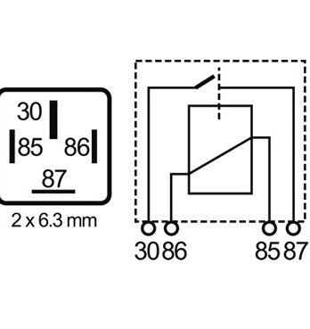 MR26 – Relé Polivalentes Interruptores 70A. 12V.