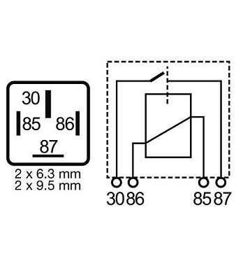 MR27 – Relé Polivalentes Interruptores 70A. 12V.