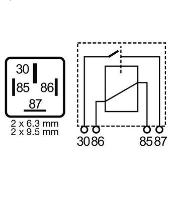 MR28 – Relé Polivalentes Interruptores 70A. 12V.