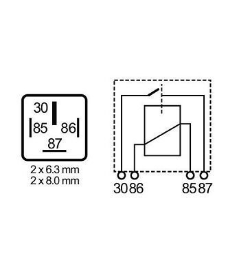 MR43 – Relé Interruptores 50A. 12V