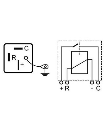 MR53 – Relé Interruptor C/Cable Masa 22A. 24V.