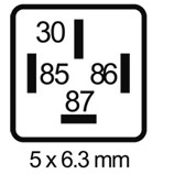 MR56 – Relé Interruptor 40A. 12V.