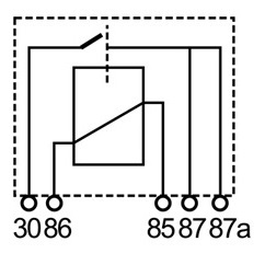 MR60 – Relé Interruptor Doble Salida 40A. 12V.