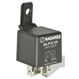 MR69 – Relé Interruptor Doble Salida 22A. 24V.