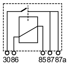 MR69 – Relé Interruptor Doble Salida 22A. 24V.