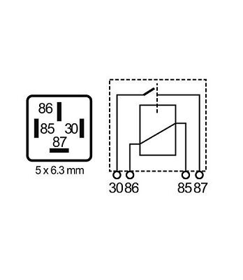 MR72 – Relé Interruptor 40A. 12V.