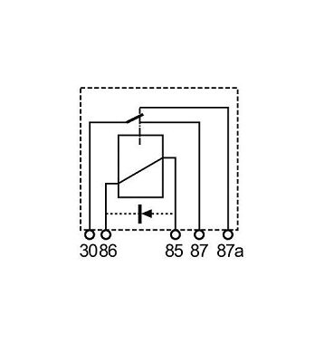 MR82 – Relé Estanco 40/15A. 12V.