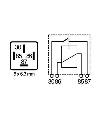 MR86 – Relé Interruptor 40A. 12V.