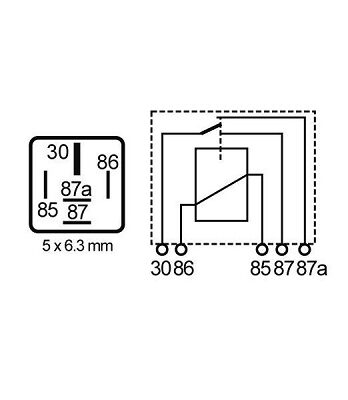 MR89 – Relé Interruptor Doble Salida 40A. 12V.